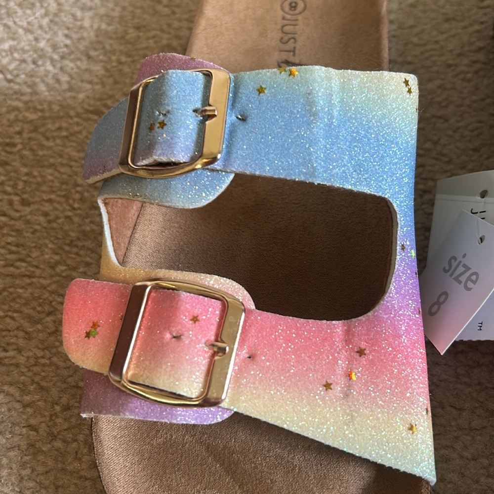 Brand new Just Be Rainbow Sandals - Picture 2 of 6